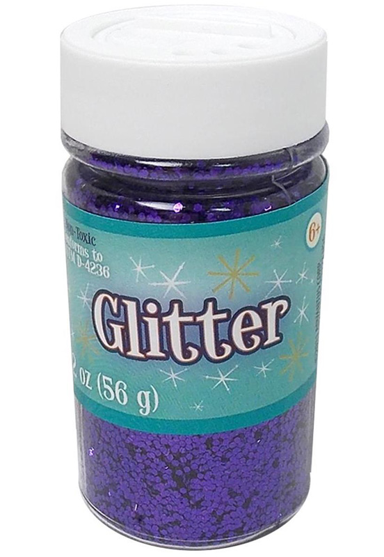 Glitter Shaker Top Jar - Purple (2oz)