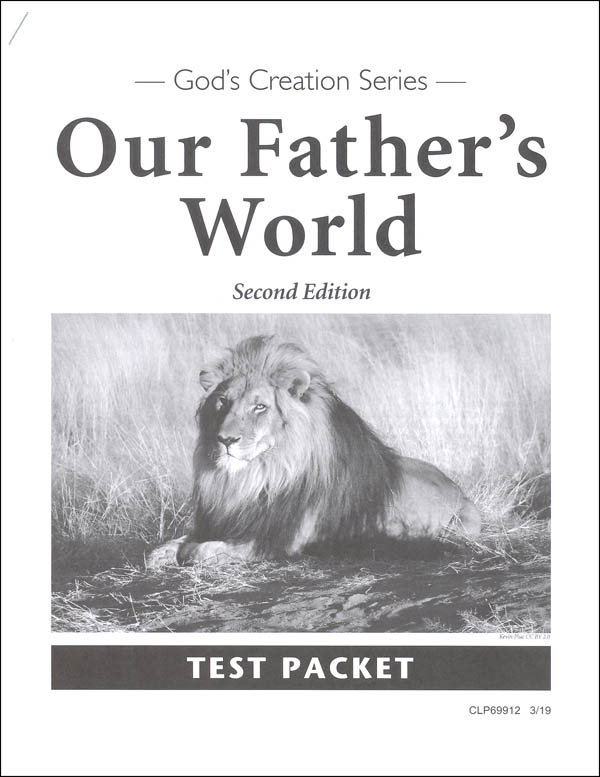 Our Father's World Test Packet Second Edition