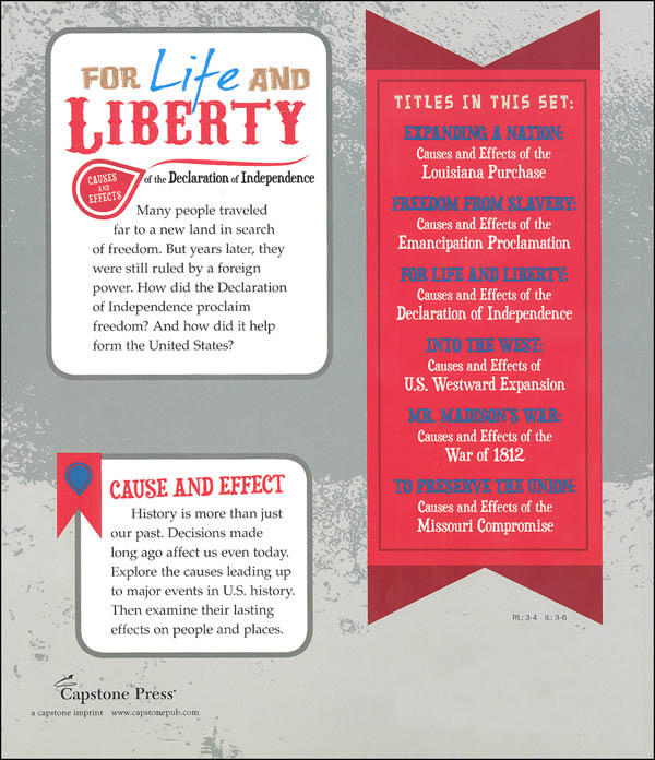 For Life and Liberty Causes and Effects of the Declaration of