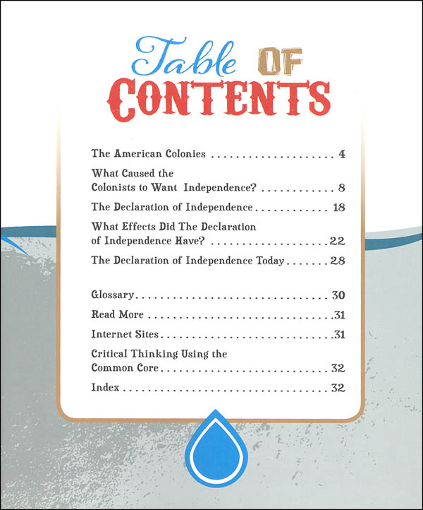 For Life and Liberty Causes and Effects of the Declaration of