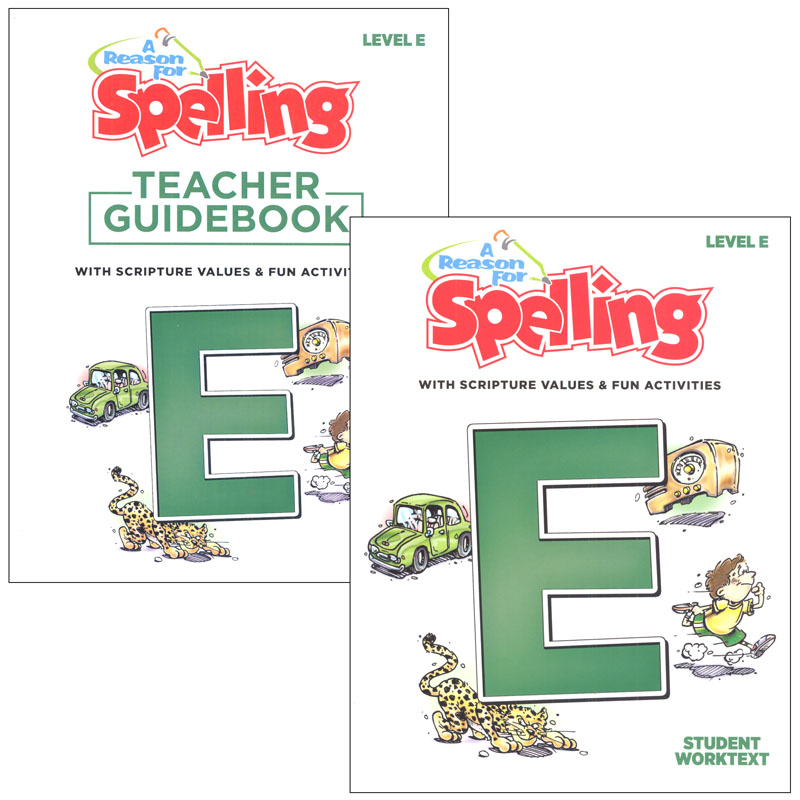 Reason for Spelling E Homeschool Set 2nd Edtn