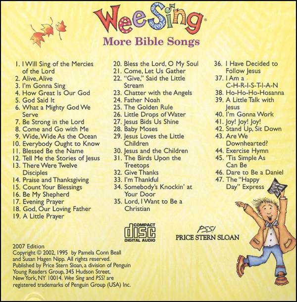 Wee Sing More Bible Songs | Putnam Berkley Publishing Group | 9780843121001