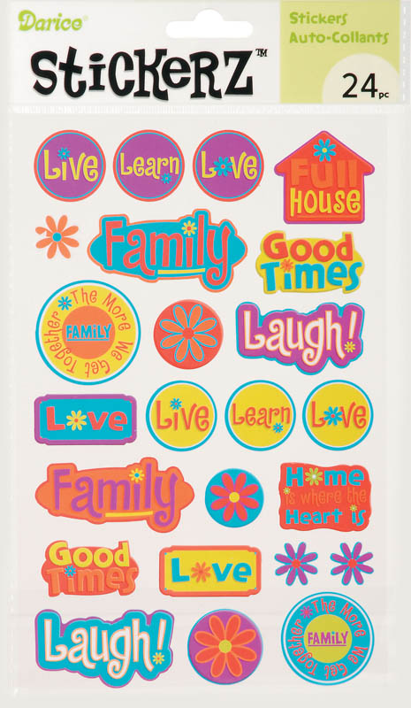 StickerZ: Live, Love, Laugh (24 pieces)