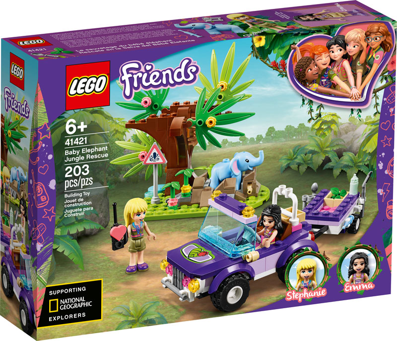 boeket Ambassade Wrijven LEGO Friends Baby Elephant Jungle Rescue (41421) | LEGO 