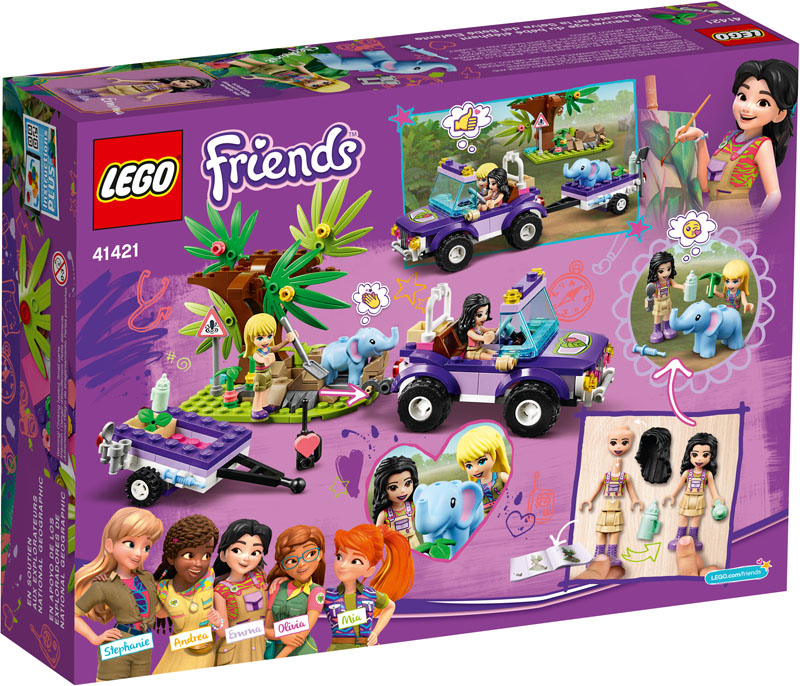 lego friends jungle elephant