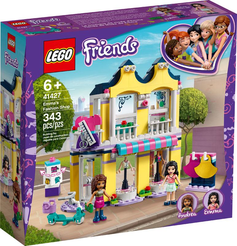 orkester montering vask LEGO Friends Emma's Fashion Shop (41427) | LEGO 