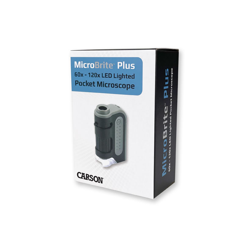 Negaor MicroBrite Plus 60x-100x LED Lighted Pocket Microscope Optical Glass Lens Mini Portable