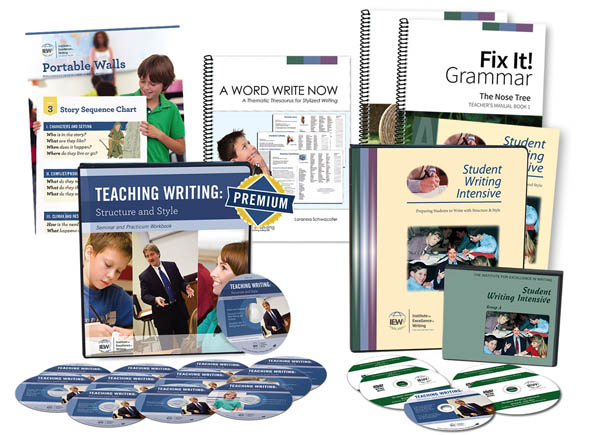 Deluxe Teaching Writing/Student Writing Intensive Combo Pack A (with Fix-It! Grammar 1 & 2; Portable Wall; And Word Writ