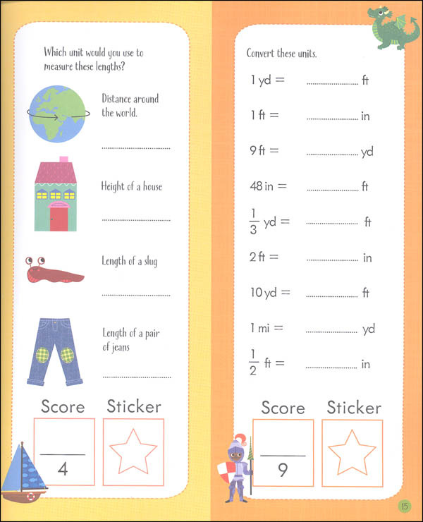 Measuring Things Activity Book EDC / Usborne 9780794543815