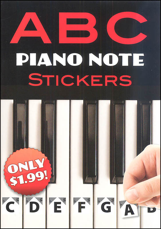 ABC Piano Note Stickers