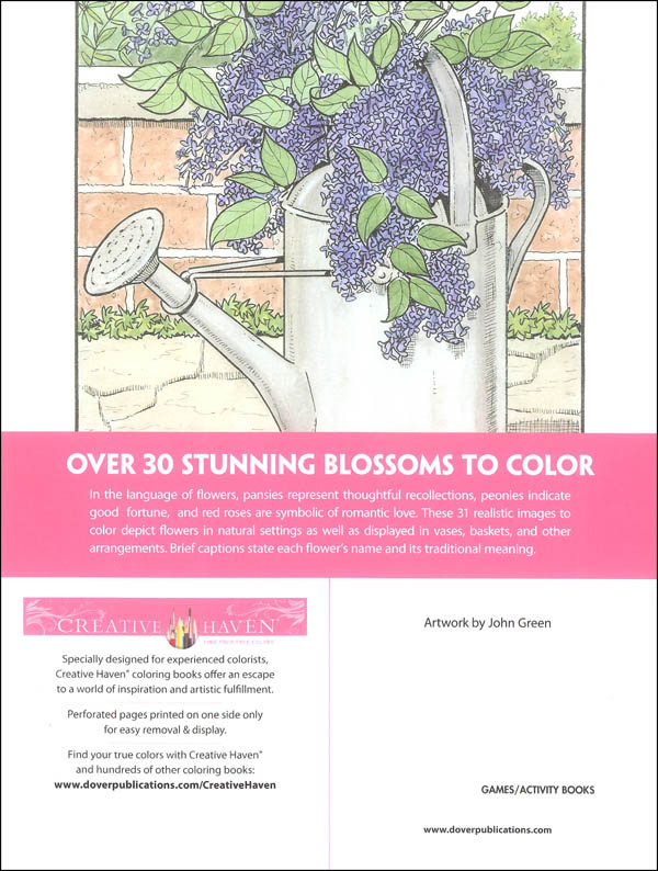 Beautiful Language of Flowers Coloring Book (Creative ...