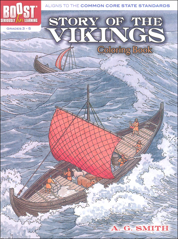 Story of the Vikings Coloring Book (Boost Series)