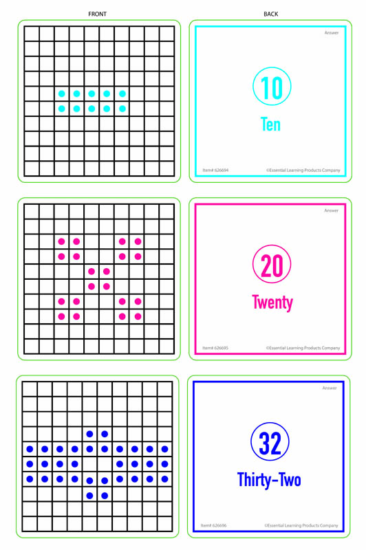 How Many? Activity Cards Set of 3 Levels (Sensational Math)