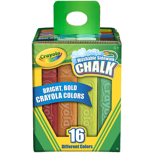 Crayola Washable Sidewalk Chalk - 16 count