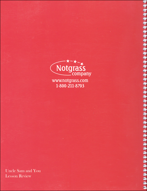 Uncle Sam and You Lesson Review | Notgrass Company | 9781609990497