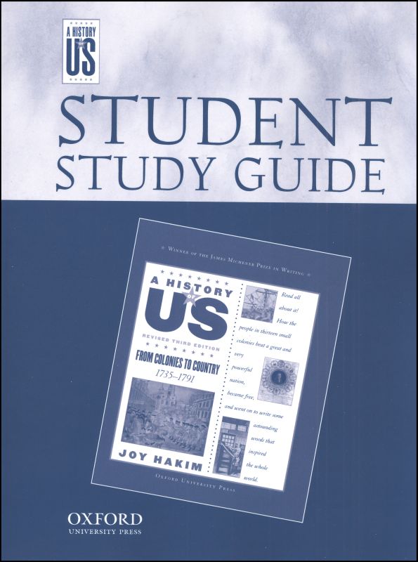 From Colonies To Country Student Study Guide History Of US Book 3 From Colonies To Country Student Study Guide History Of US Book 3