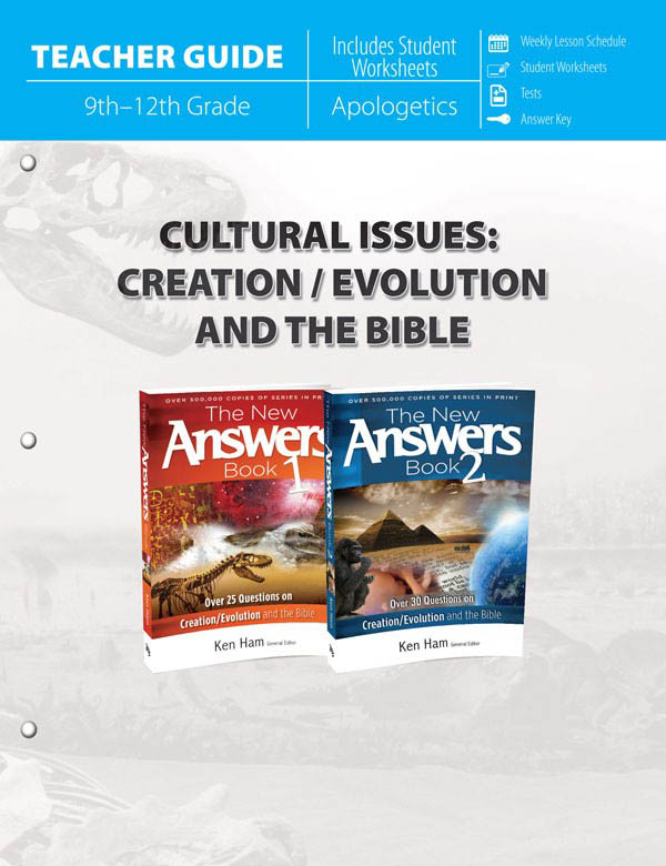 Cultural Issues: Creation/Evolution and the Bible Teacher Guide