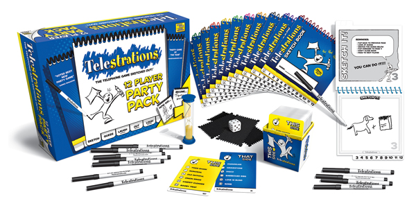 Telestrations Game - 12 Player Party Pack