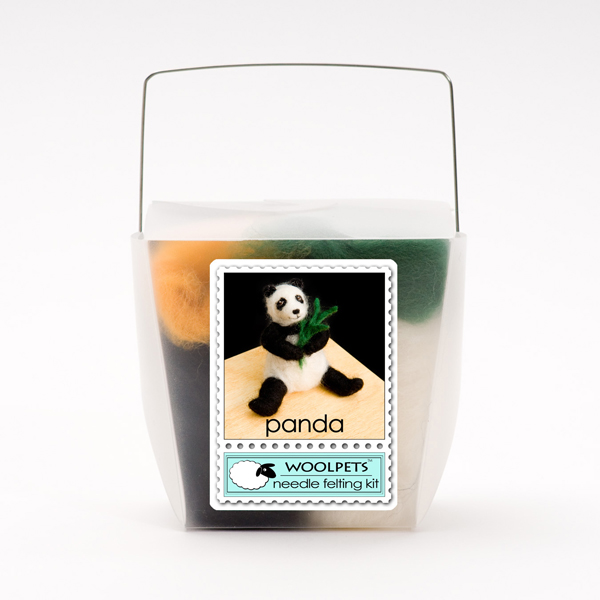 Needle Felting Kit: Panda