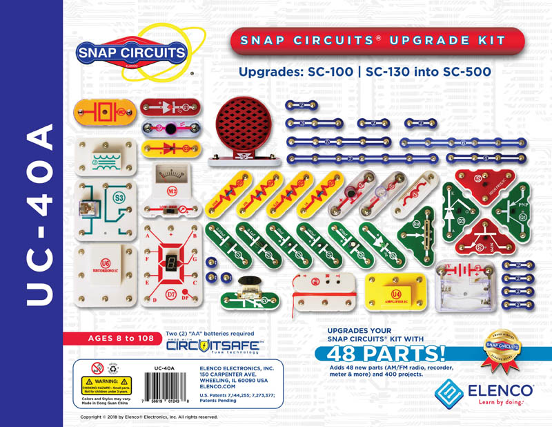 Snap Circuits Upgrade Kit SC-100/SC-130 to SC-500