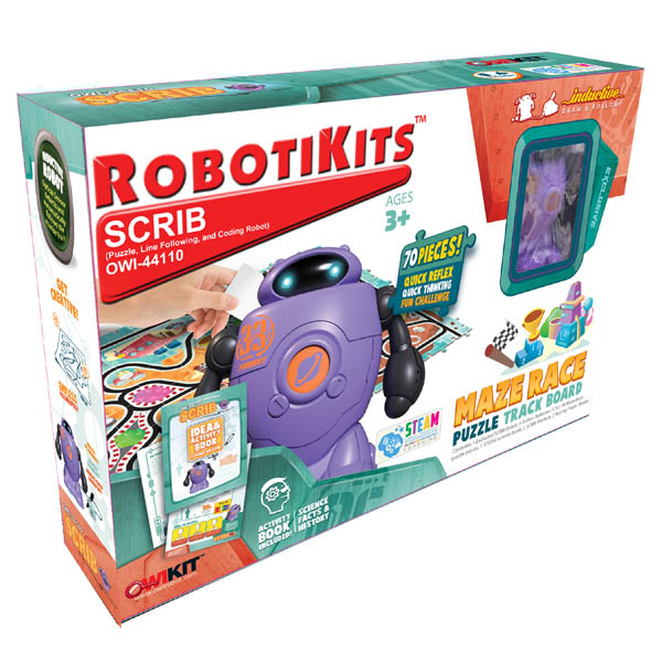 Scrib - Puzzle, Line Following, and Coding Robot