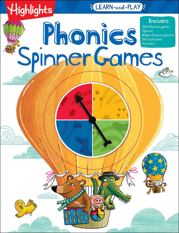Highlights Learn-and-Play: Phonics Spinner Games