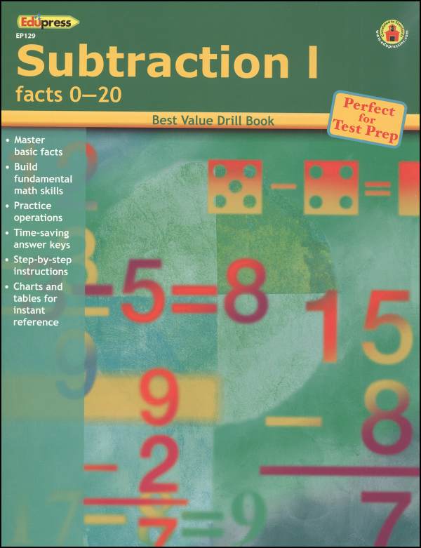 Subtraction I - Facts 0-20 (BVDB)