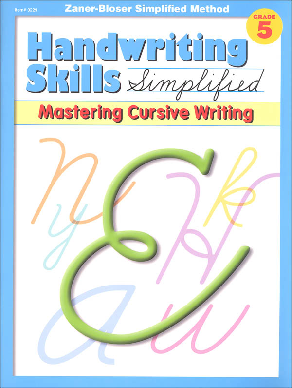 Handwriting Skills Simplified Level E