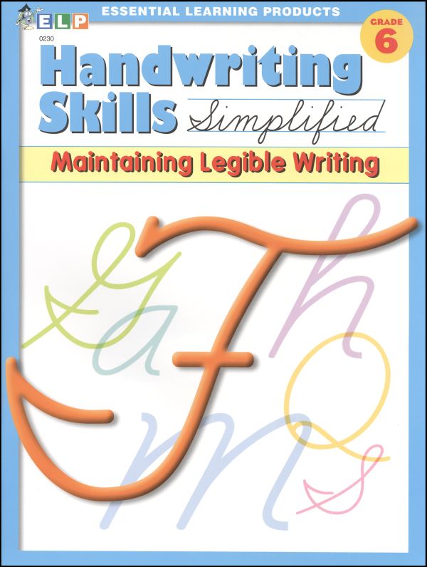 Handwriting Skills Simplified Level F
