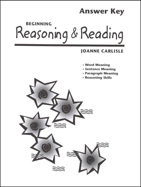 Beginning Reasoning & Reading Teacher Guide