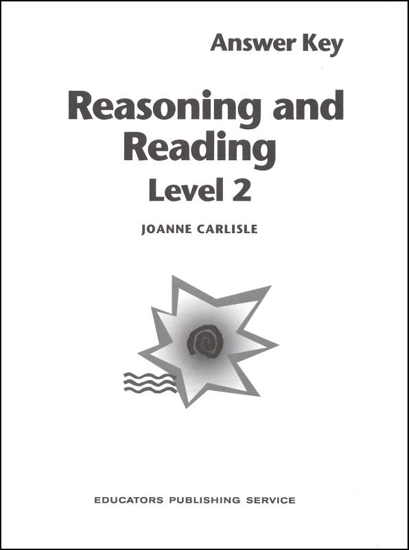 Reasoning & Reading Level 2 Teacher Guide
