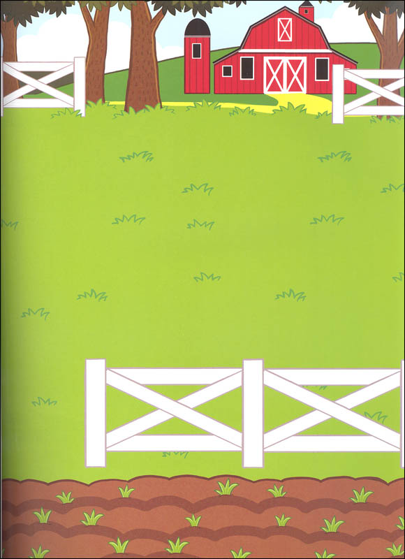 Jumbo Stickers for Little Hands Farm Animals Moon Dance 9781633221222