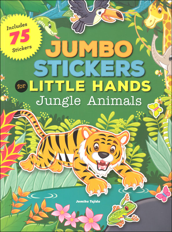 Jumbo Stickers for Little Hands Jungle Animals