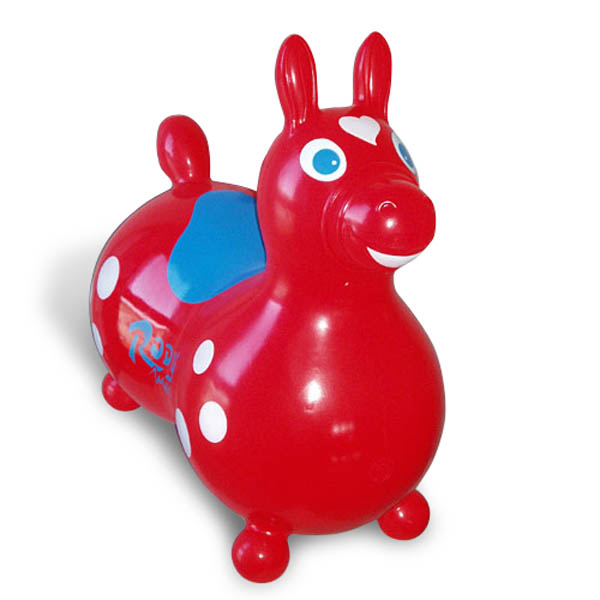 Rody Max - USA Red w/ white dots, blue saddle