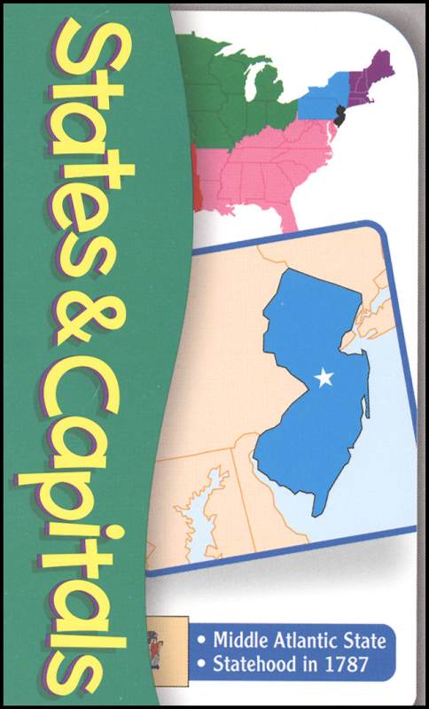 States and Capitals Pocket Flashcards
