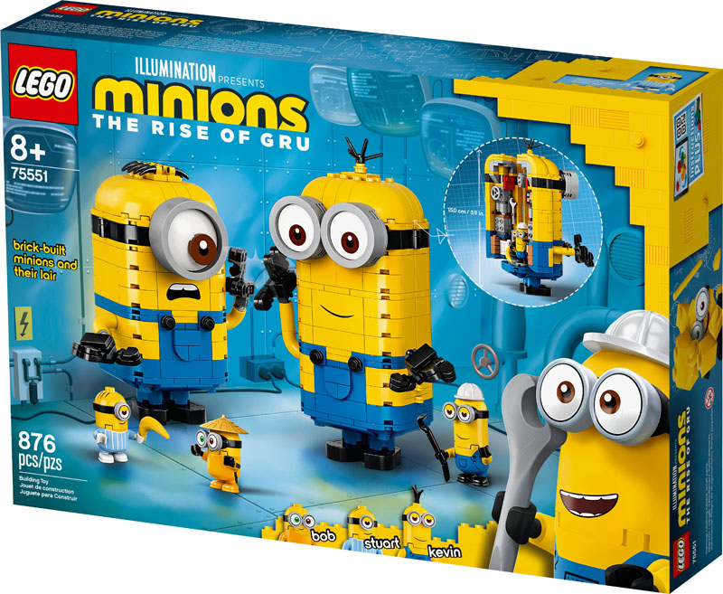LEGO Minions: Brick-Built and Their Lair (75551)