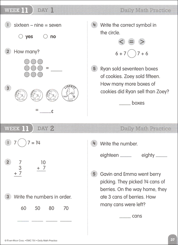 Daily Math Practice 2 | Evan-Moor | 9781557997425