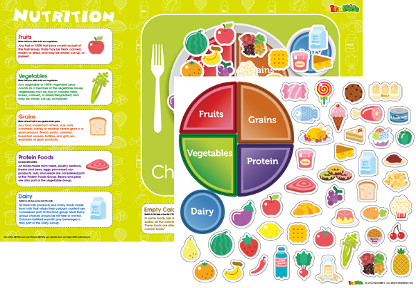 Nutrition Magnetic Wall Sticker | American Educational Products