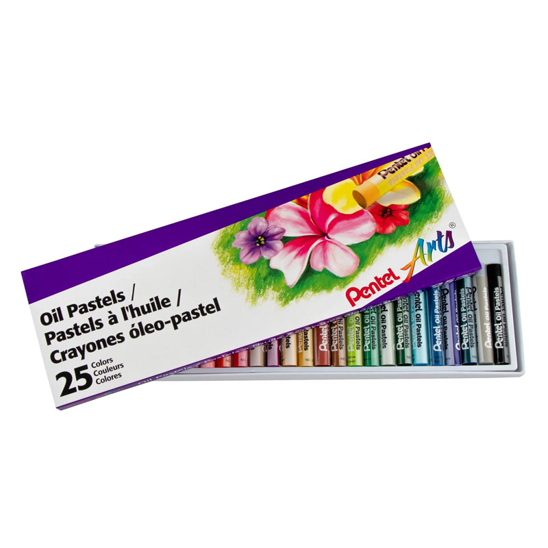Pentel Oil Pastels 25-color Set
