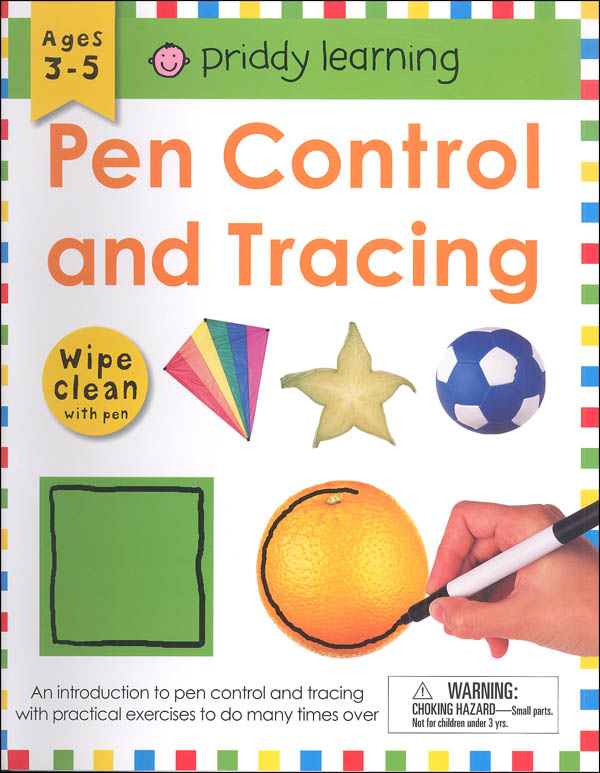 Pen Control and Tracing Wipe Clean Workbook