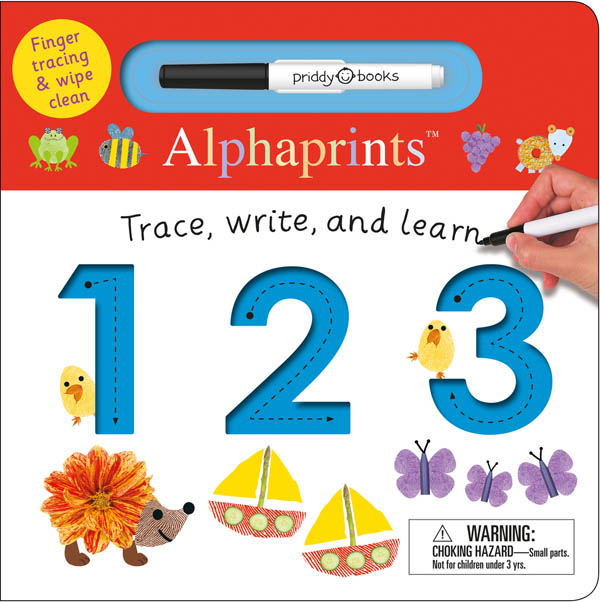 Trace, Write, and Learn 123 Board Book (Alphaprints)
