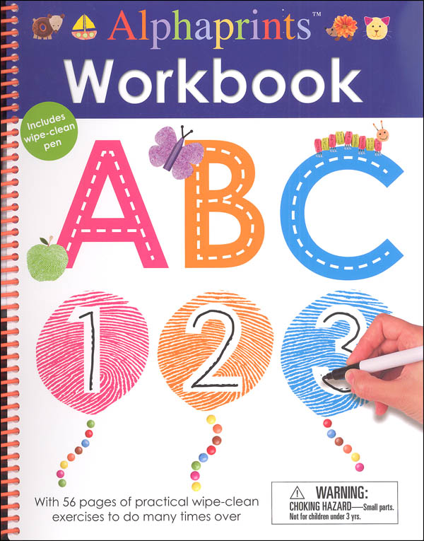 Wipe Clean Workbook ABC 123 (Alphaprints)