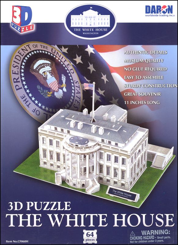 White House 3-D Puzzle