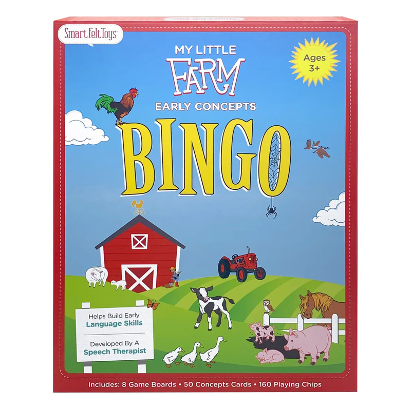 My Little Farm Early Concepts Bingo Game | Smart Felt Toys