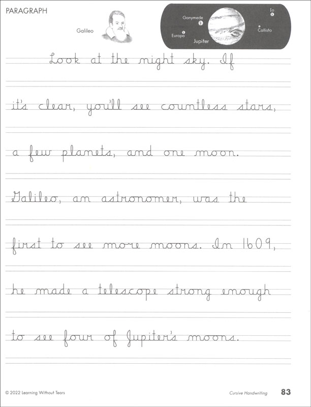 Cursive Handwriting Student Workbook | Handwriting Without Tears ...