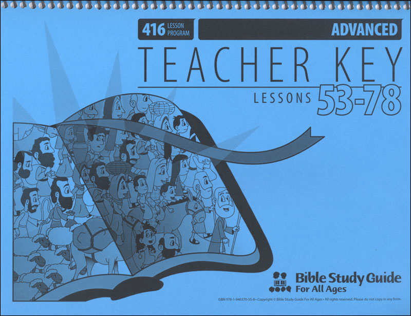 Advanced Teacher Key for Lessons 053-78