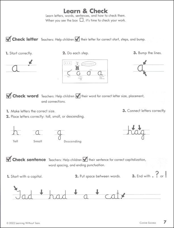 Cursive Success Student Workbook | Handwriting Without Tears ...