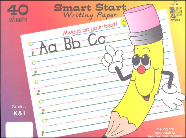 Smart Start K-1 Writing Tablet 40 Sheets
