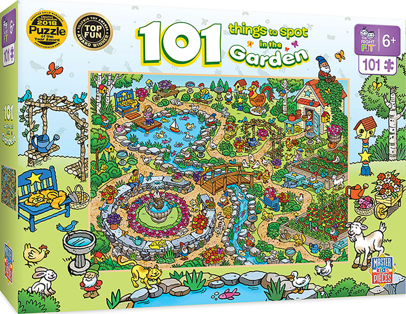 101 Things to Spot in the Garden (100 piece puzzle)