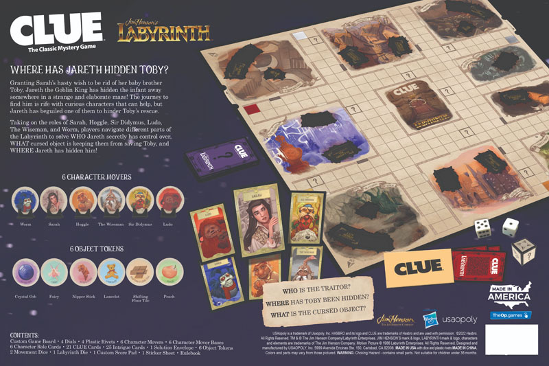 Labyrinth Clue USAopoly